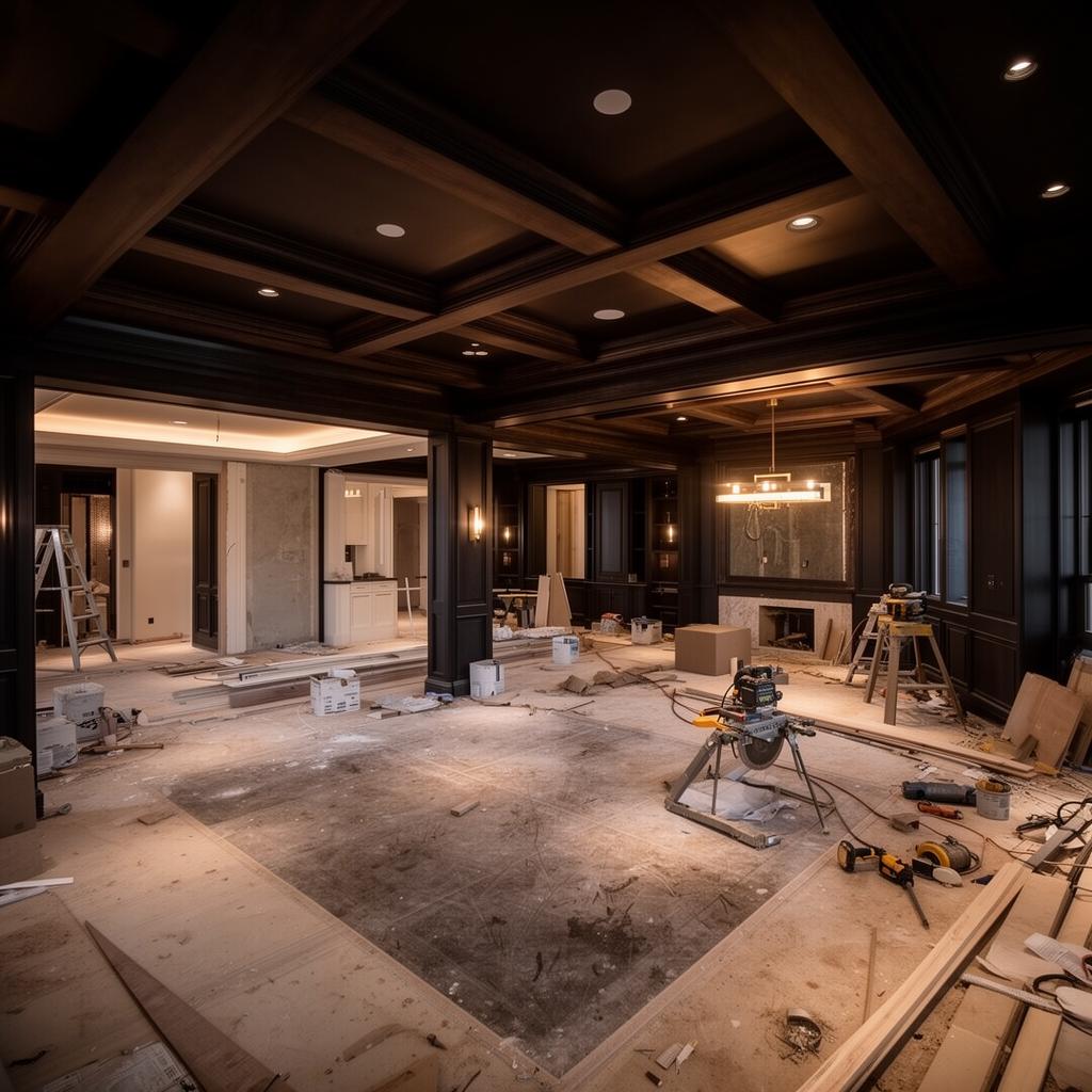Interior remodeling construction — Metarock Builders